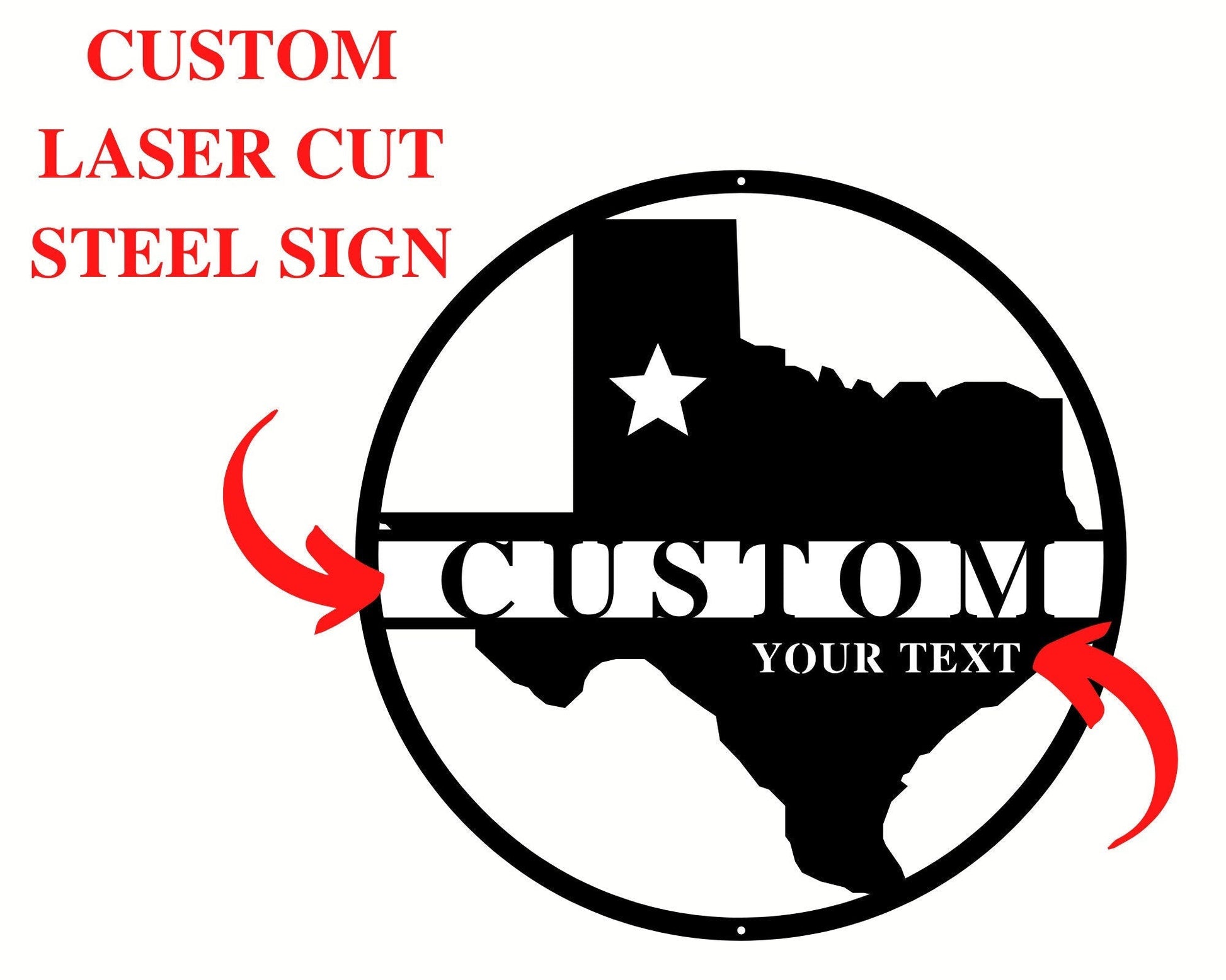 Custom Texas Metal Sign, Last Name Metal Sign, Metal Established Family Sign, Custom Texas Signs, Texas Metal Wall Art, Texas Home Decor