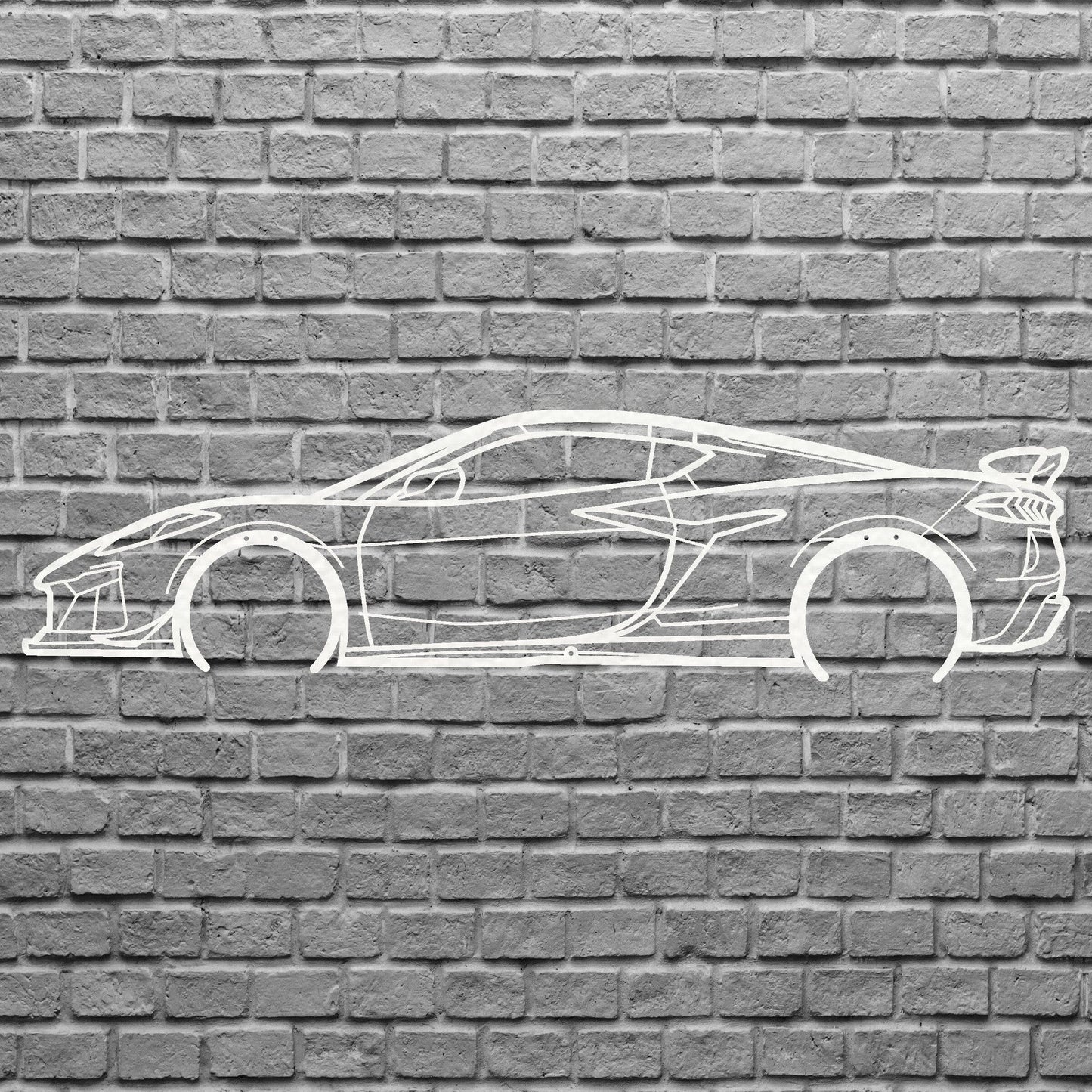 Design Car Wall Art, Car Artwork For Bedroom Decor, Geometric Wall Art Gift For Car Lover, Garage Wall Decor