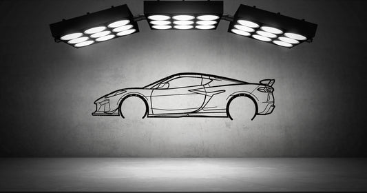 Design Car Wall Art, Car Artwork For Bedroom Decor, Geometric Wall Art Gift For Car Lover, Garage Wall Decor