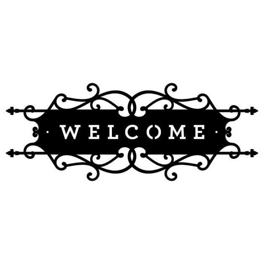 Welcome Laser Cut Wall Art, Wedding Welcome Sign, Modern Wall Art, Metal Wall Art, Front Door Decor, Party Decorations, Welcome Home Sign