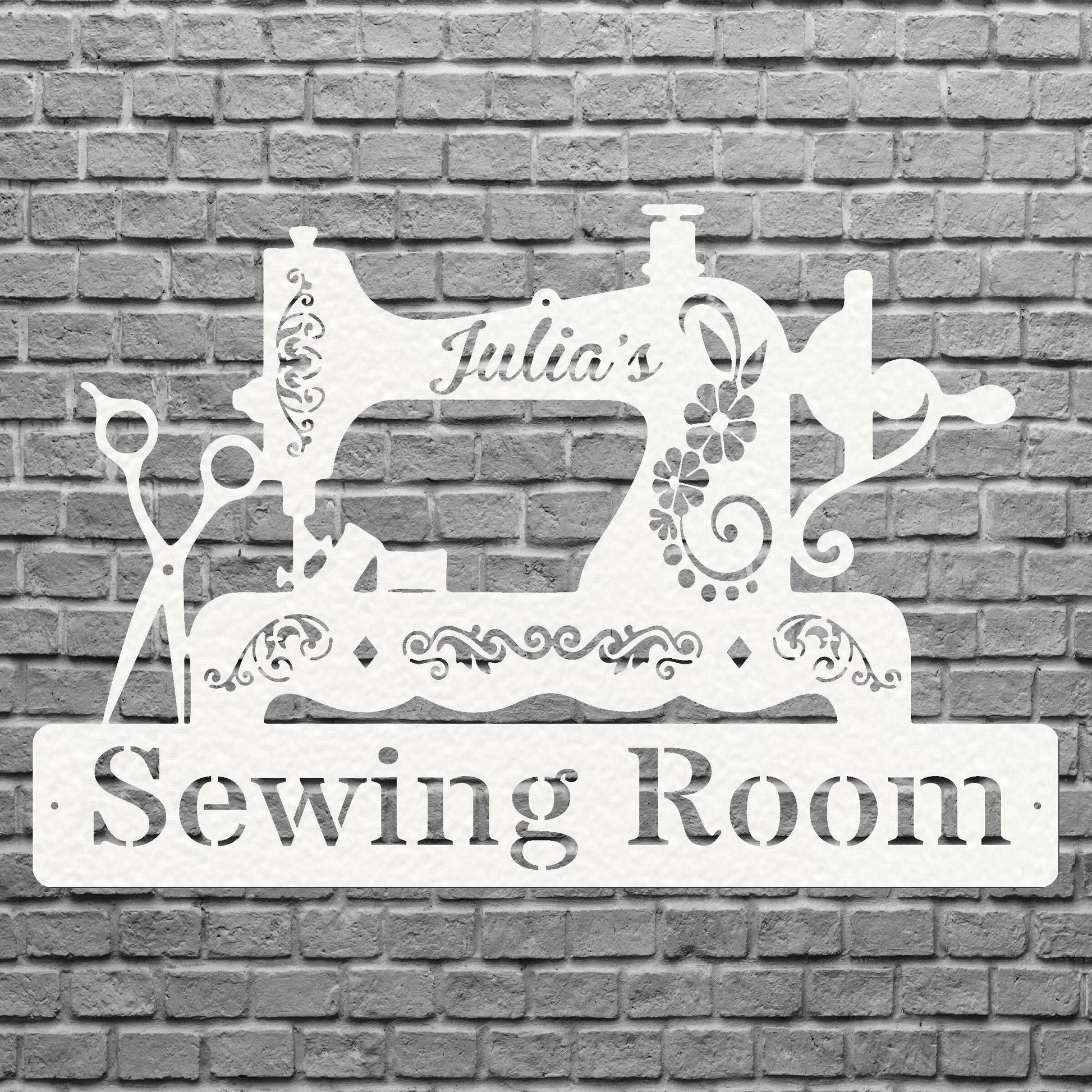 Sewing Room Sign, Sewing Machine Metal Sign, Sewing Room Wall Decor, Sewing Gifts for Mom, Gift for Her, Mother Day's Gift