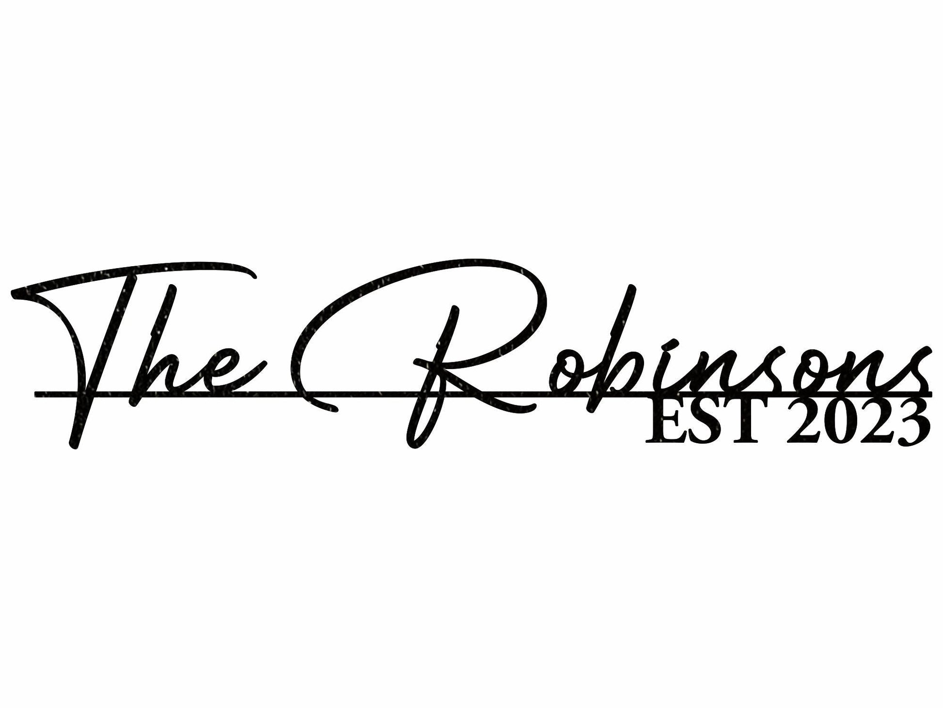 Family Name Sign, Custom Laser Cut Metal Sign, Outdoor Name Sign, Family Wall Decor, Metal Monogram Sign, Metal Artwork
