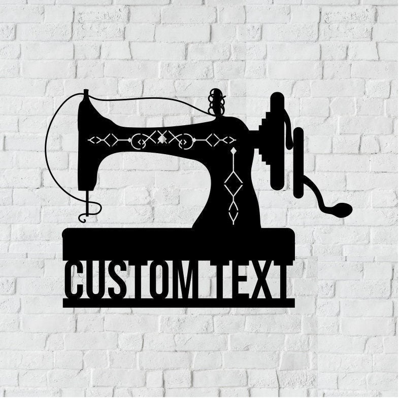 Personalized Sewing Metal Sign / Sewing Wall Decor / Sewing Room Metal Wall Decor / Sewer Personalized Decor /