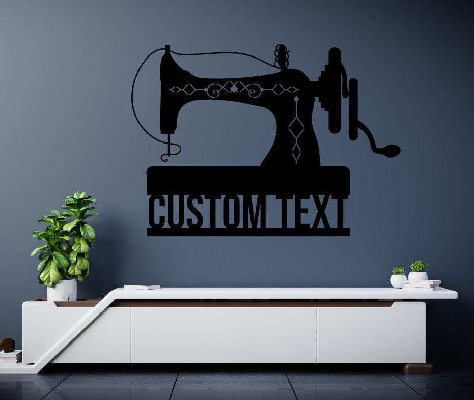 Personalized Sewing Metal Sign / Sewing Wall Decor / Sewing Room Metal Wall Decor / Sewer Personalized Decor /
