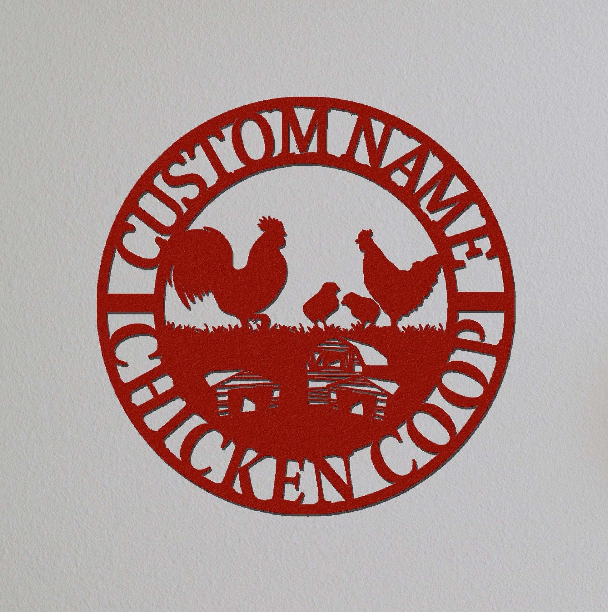Custom Chicken Coop Sign Name,Gift For Farmer,Chicken Coop Sign,Chicken Coop Decor,Personalized Hen House Sign,Chicken Farm House Decor