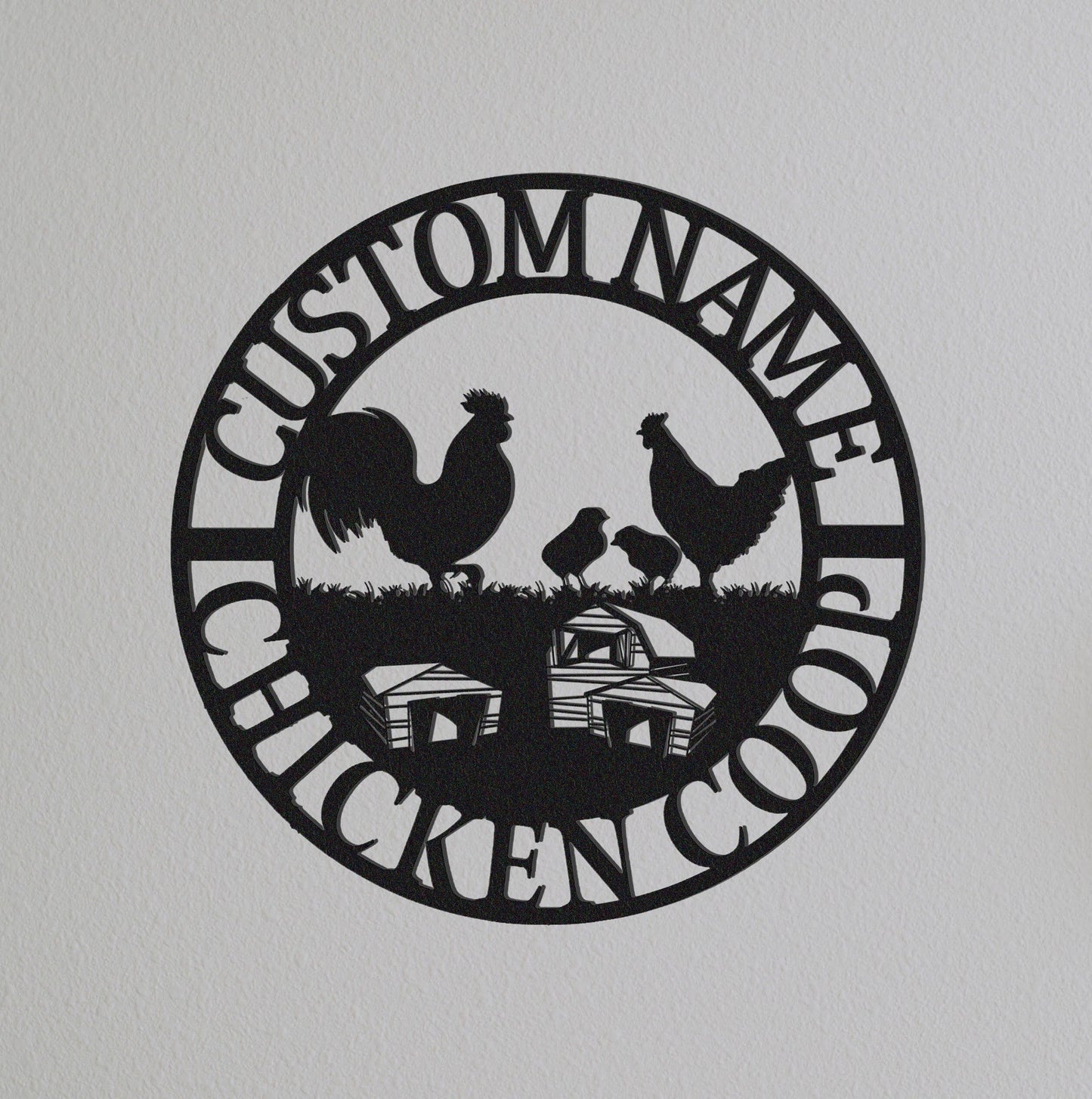 Custom Chicken Coop Sign Name,Gift For Farmer,Chicken Coop Sign,Chicken Coop Decor,Personalized Hen House Sign,Chicken Farm House Decor