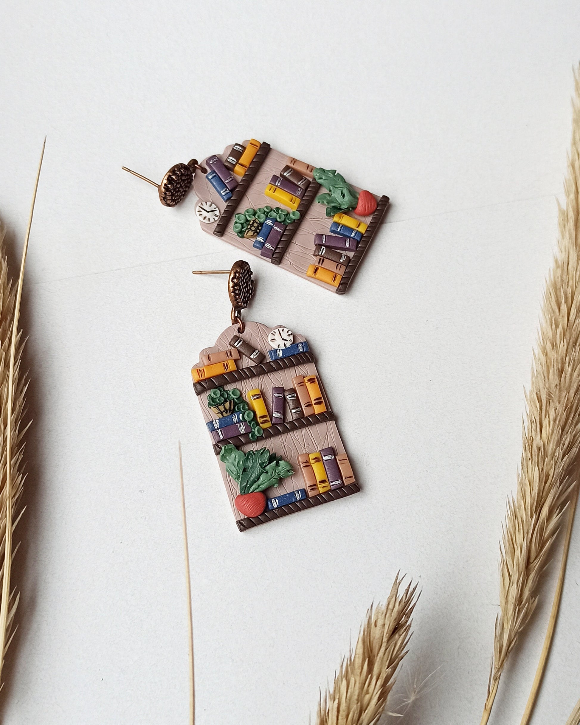 Fun Book Earrings, teacher earrings, teacher gift, dangle earrings, gift for her, book lover gift, Book gifts, back to school gift, cute