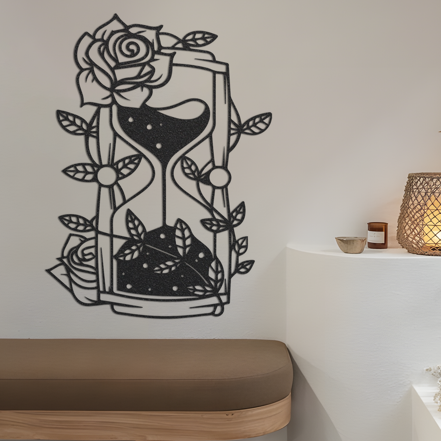 Metal Hourglass Sign, Metal Sign, Silver Metal Sign, Hourglass Art, Housewarming Gift, Metal Wall Art, Outdoor Sign, Outdoor Decor
