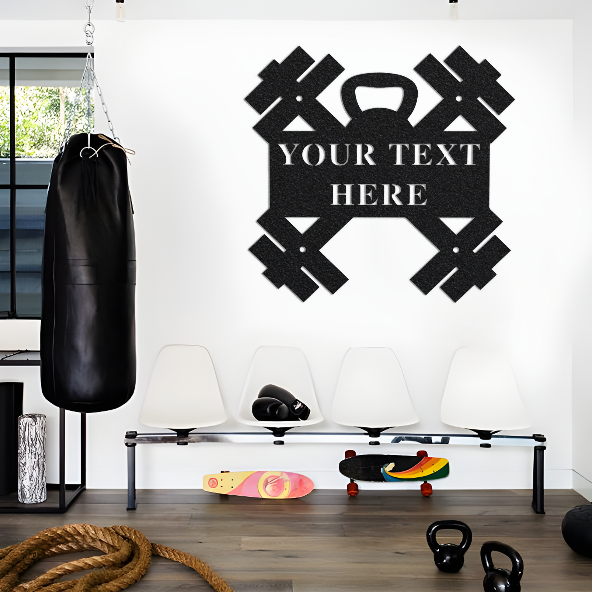 Personalized Gym Sign, Crossfit Gift, Workout Gift, Gym Decor, Home Decor, Home Gym Sign, Work Out, Personalized Sign, Metal Sign