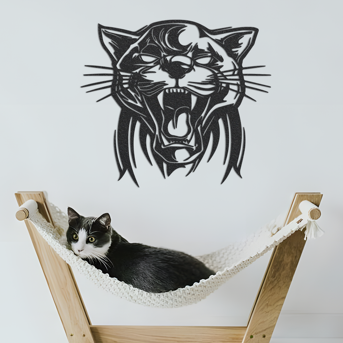 Metal Panther Sign, Metal Animal Sign, Housewarming Gift, Wedding Gift, Metal Sign, Metal Gift, Home Decor, Panther Mascot Accessories