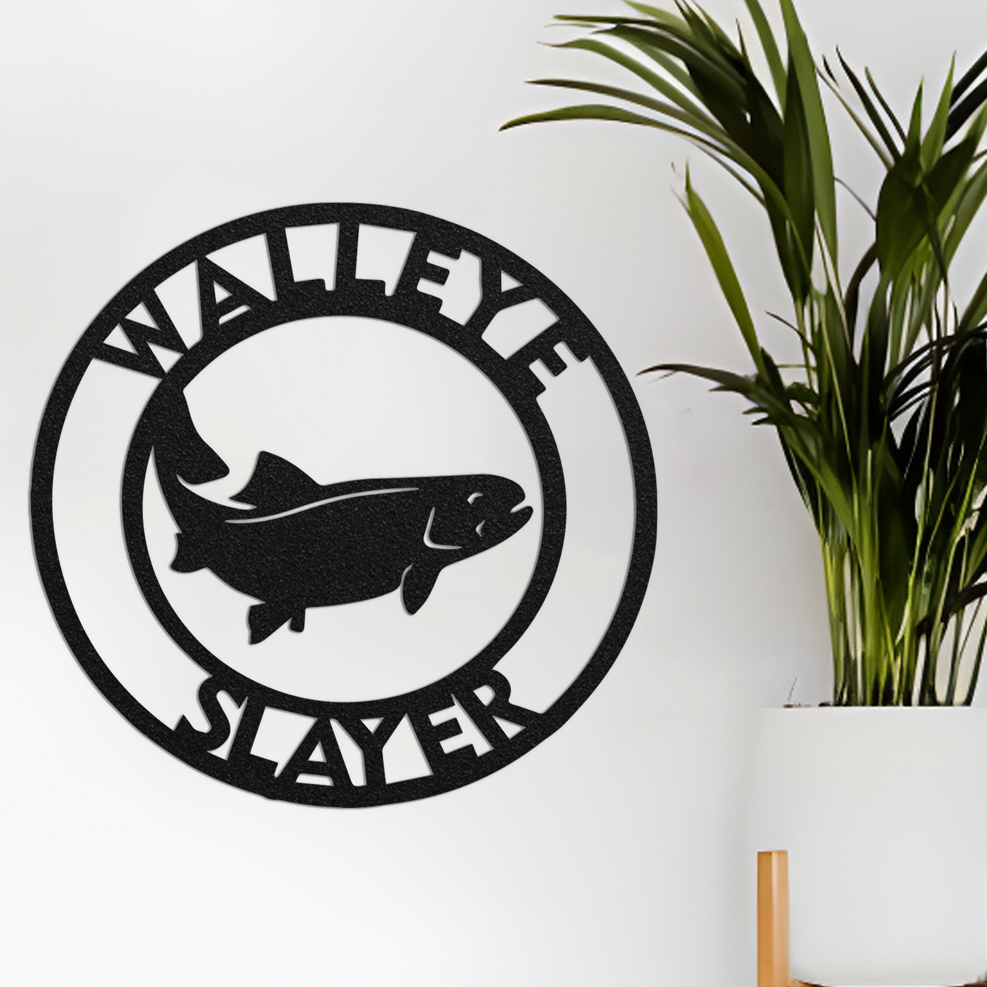 Personalized Fishing Sign / Fishing Sign / Home Decor Fishing Sign / Metal Home Decor / Steel Metal Art / Custom Fishing Wall Art