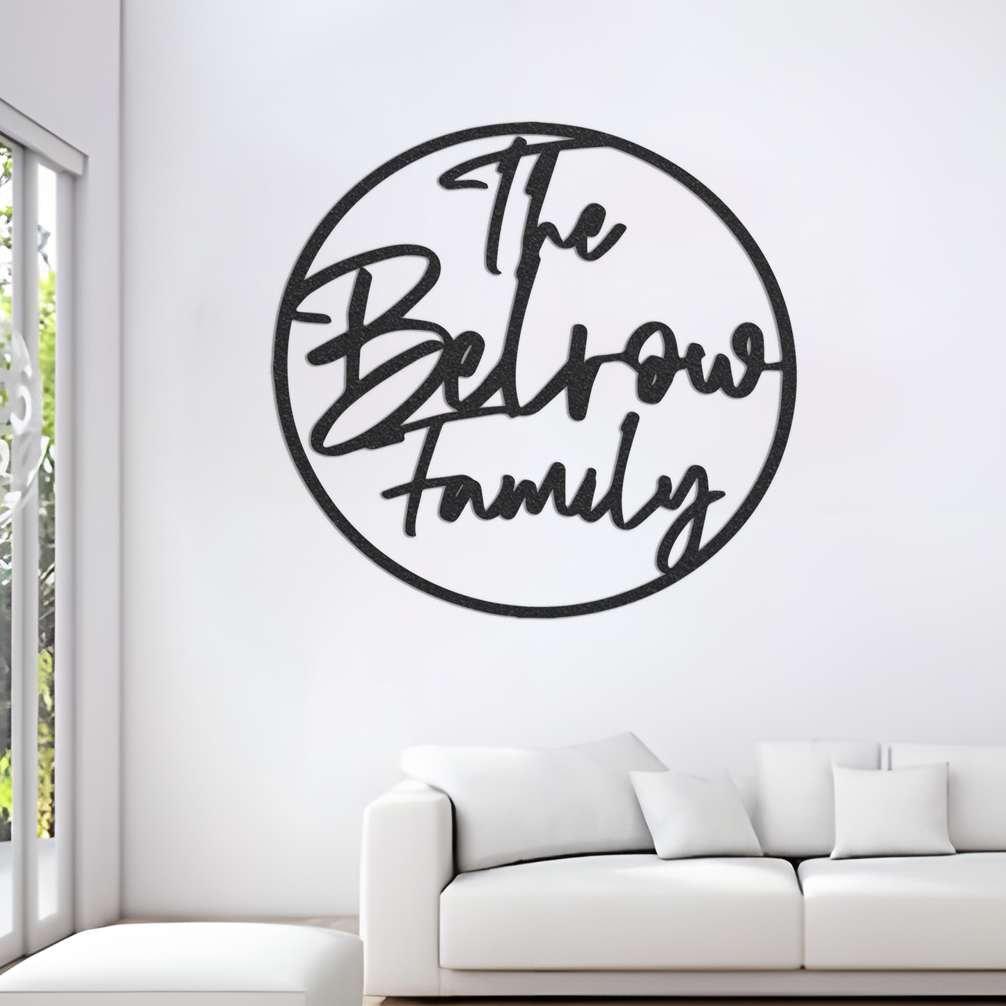 Metal Name Sign, Custom Metal Sign, Metal Name Sign, Initial Sign, Metal Family Name Sign, Family Name Sign, Door Hanger, Home Decor