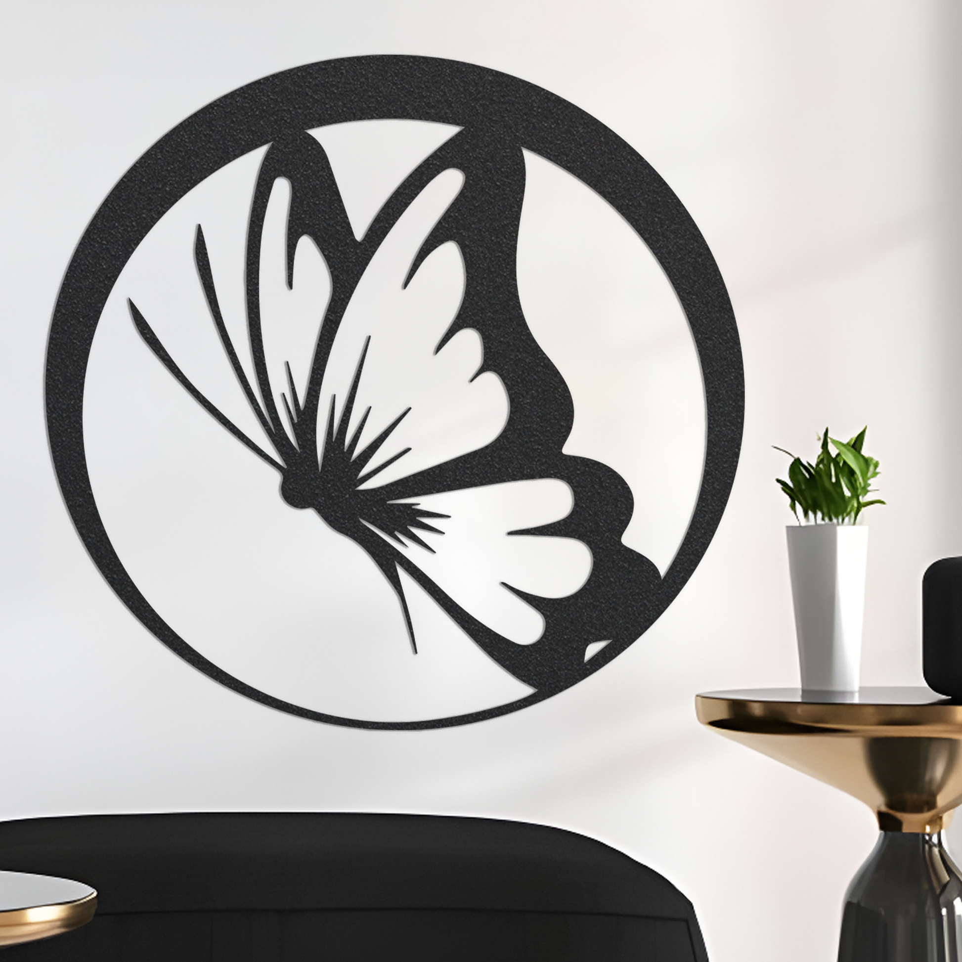 Metal Butterfly Sign, Butterfly Metal Sign, Metal Sign, Housewarming Gift, Home Decor, Backyard Sign, Wedding Gift, Metal Gift