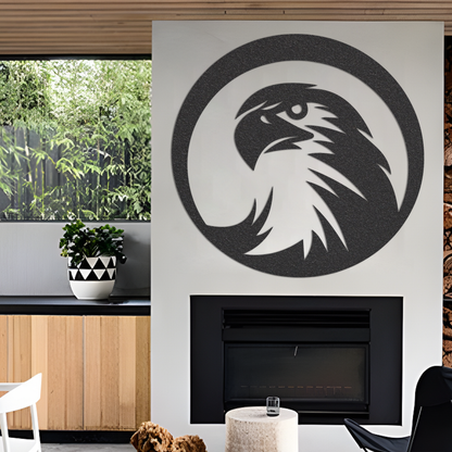 Metal Eagle Sign, Eagle Metal Sign, Metal Family Sign, Door Hanger, Home Decor, Backyard Sign, Housewarming Gift, Wedding Gift