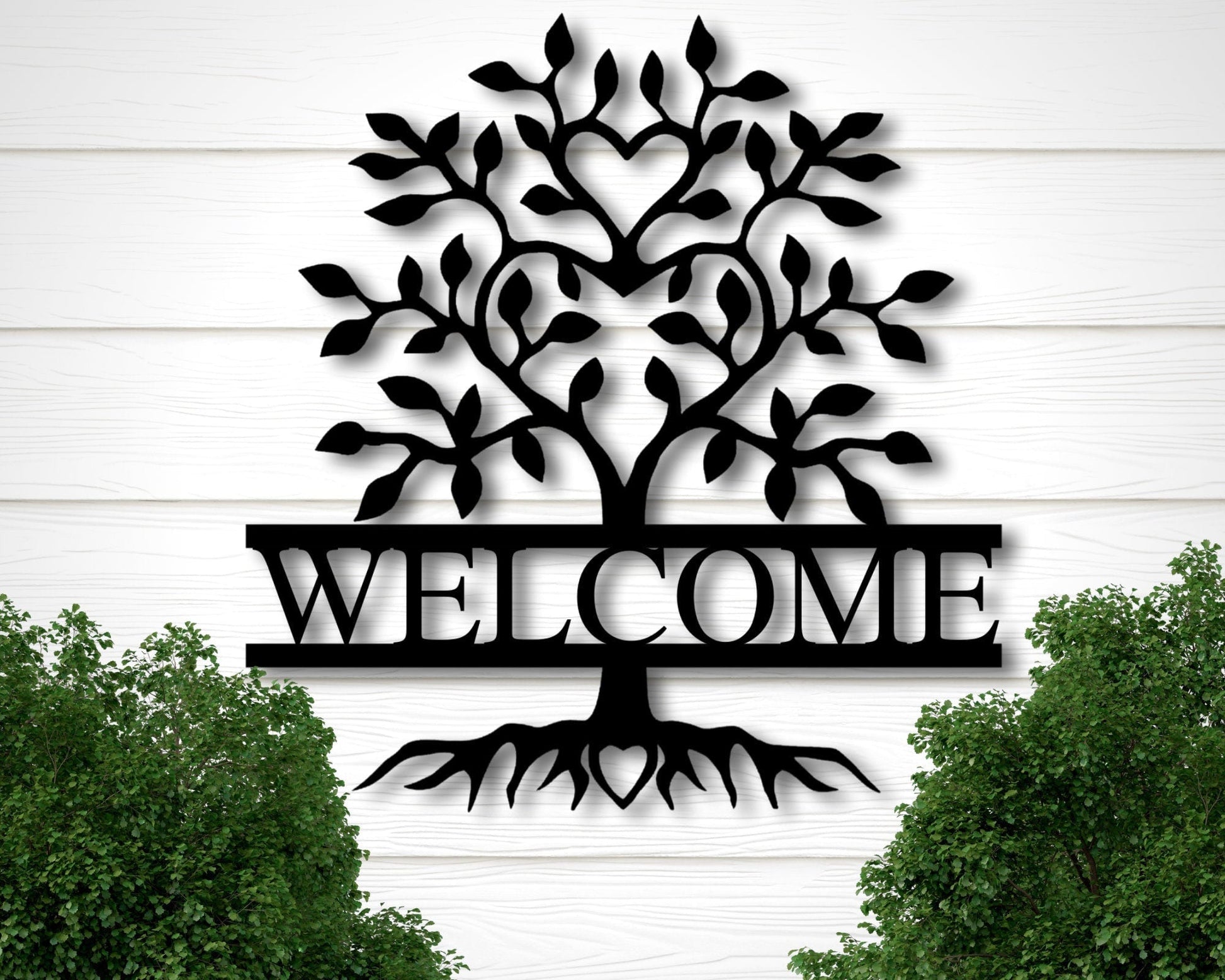 Family Name Sign Metal Last Name Sign for Home Decor Wall Art Personalized Metal Sign Custom Signs Metal Wall Art Tree Wall Decor Metal