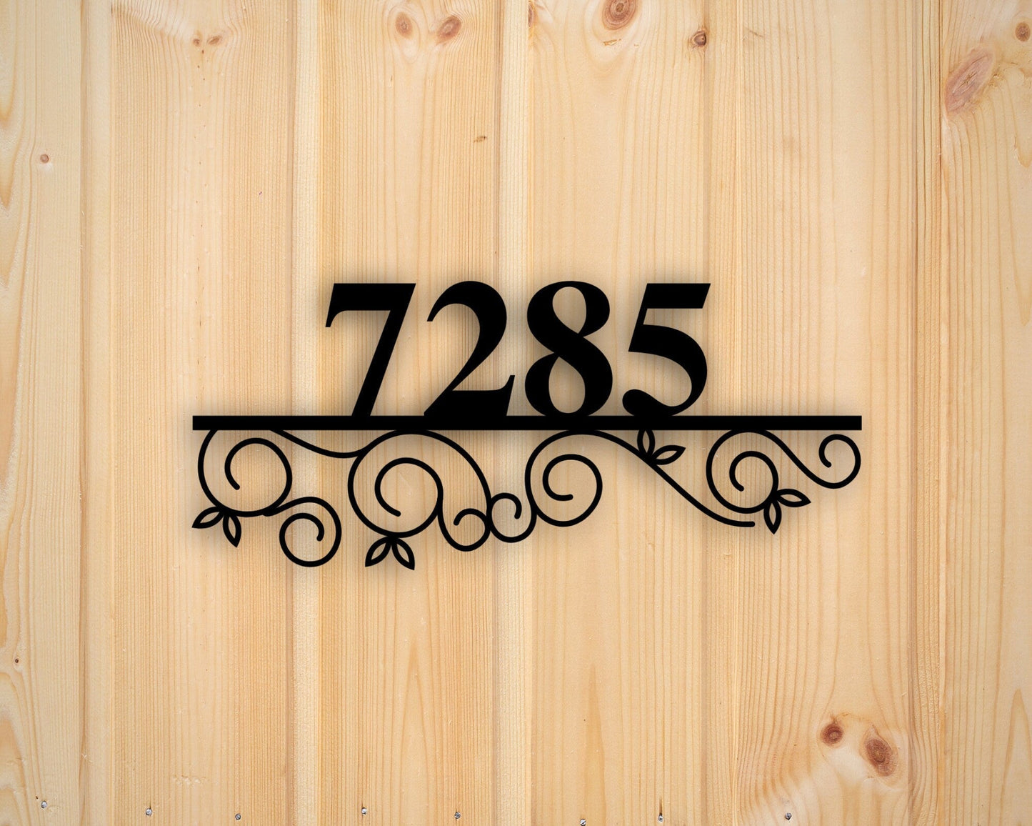 Metal Address Plaque for House, Address Number, Metal Address Sign, House Numbers, Address Sign Metal, Front Porch Address Sign Metal Plaque