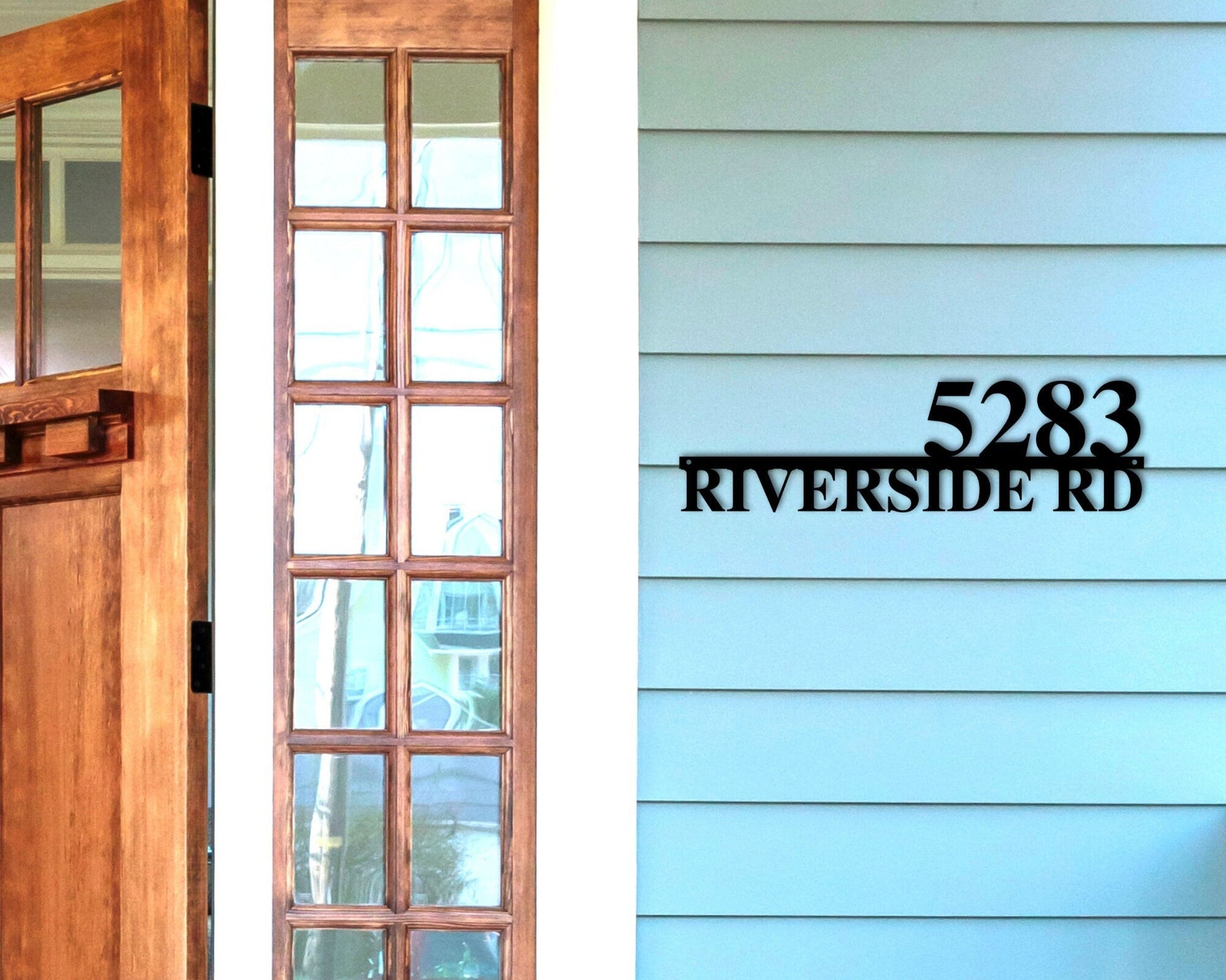 Custom Metal Address Sign, Custom Street Address Sign, Address Sign, Address Plaque, Metal House Numbers, Housewarming Gifts, Street Name