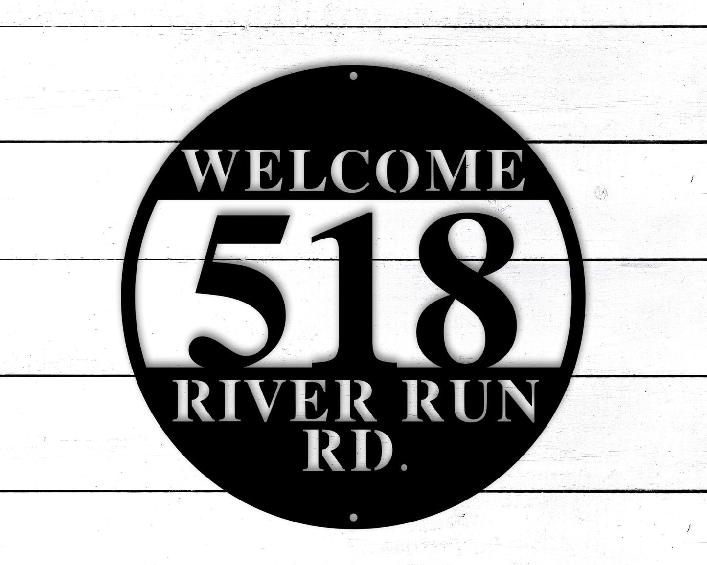 Custom Metal Address Sign for House, Address Plaque for House, Address Sign, Metal House Numbers, House Number Plaque, Metal Address Numbers
