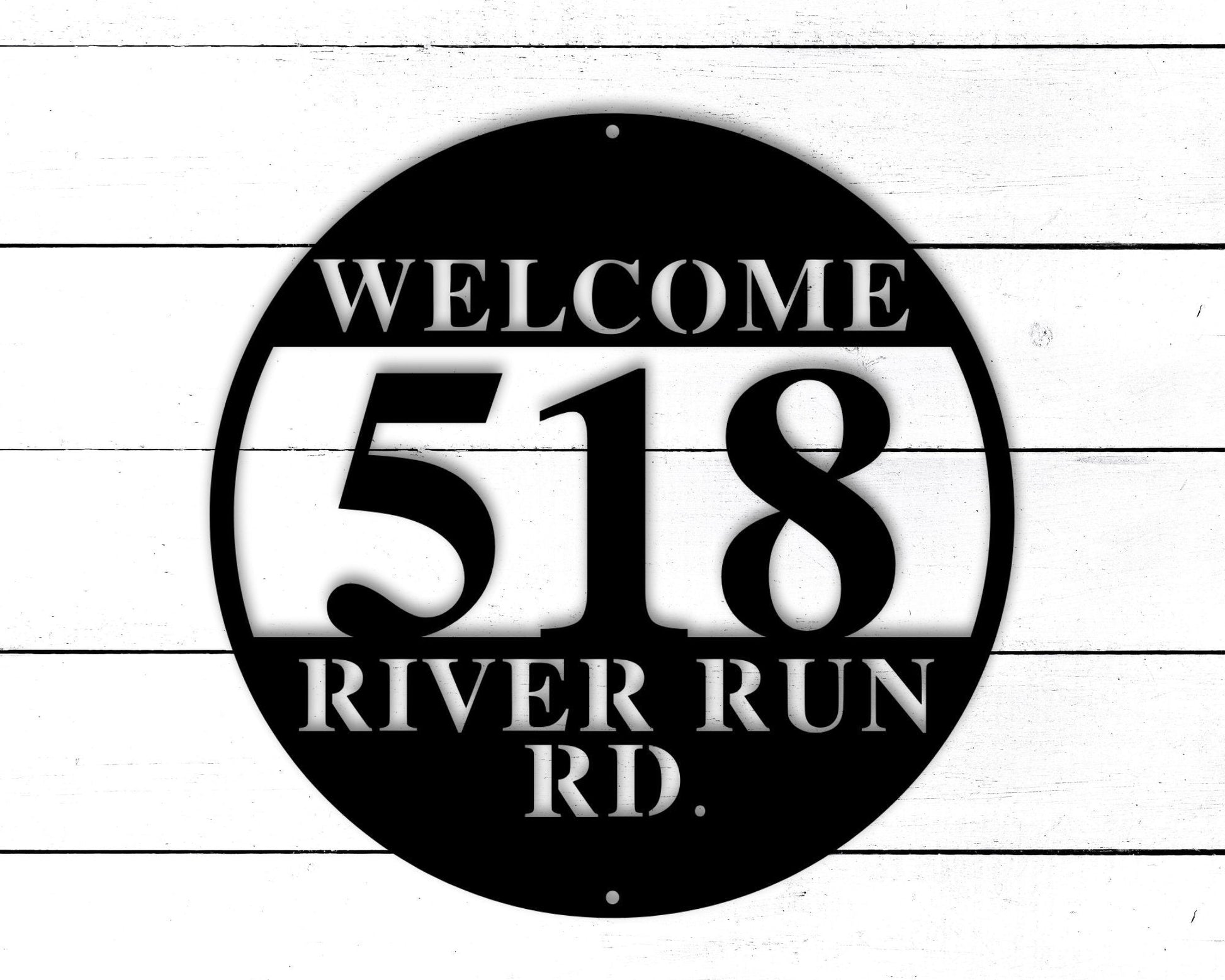 Custom Metal Address Sign for House, Address Plaque for House, Address Sign, Metal House Numbers, House Number Plaque, Metal Address Numbers