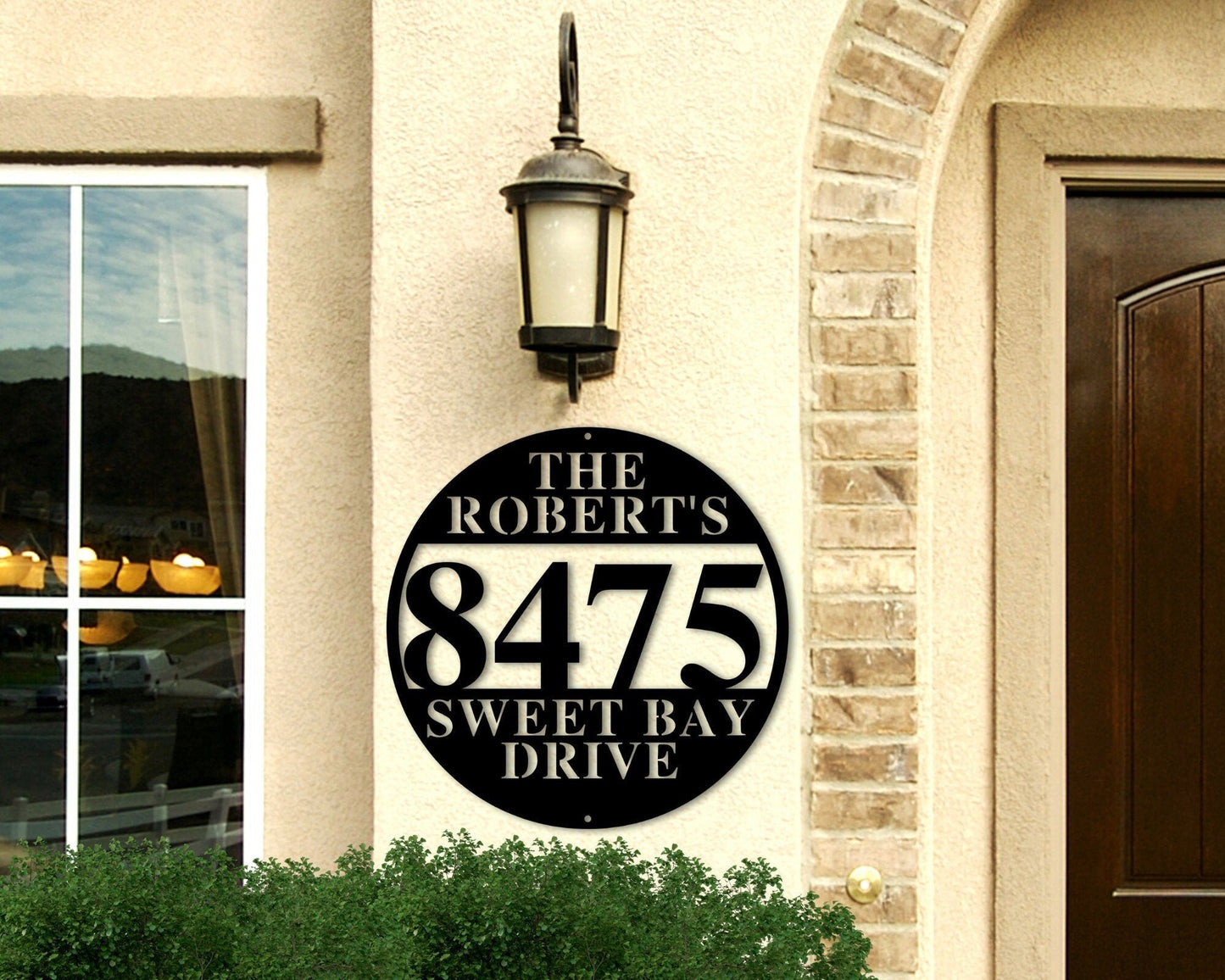 Custom Metal Address Sign for House, Address Plaque for House, Address Sign, Metal House Numbers, House Number Plaque, Metal Address Numbers