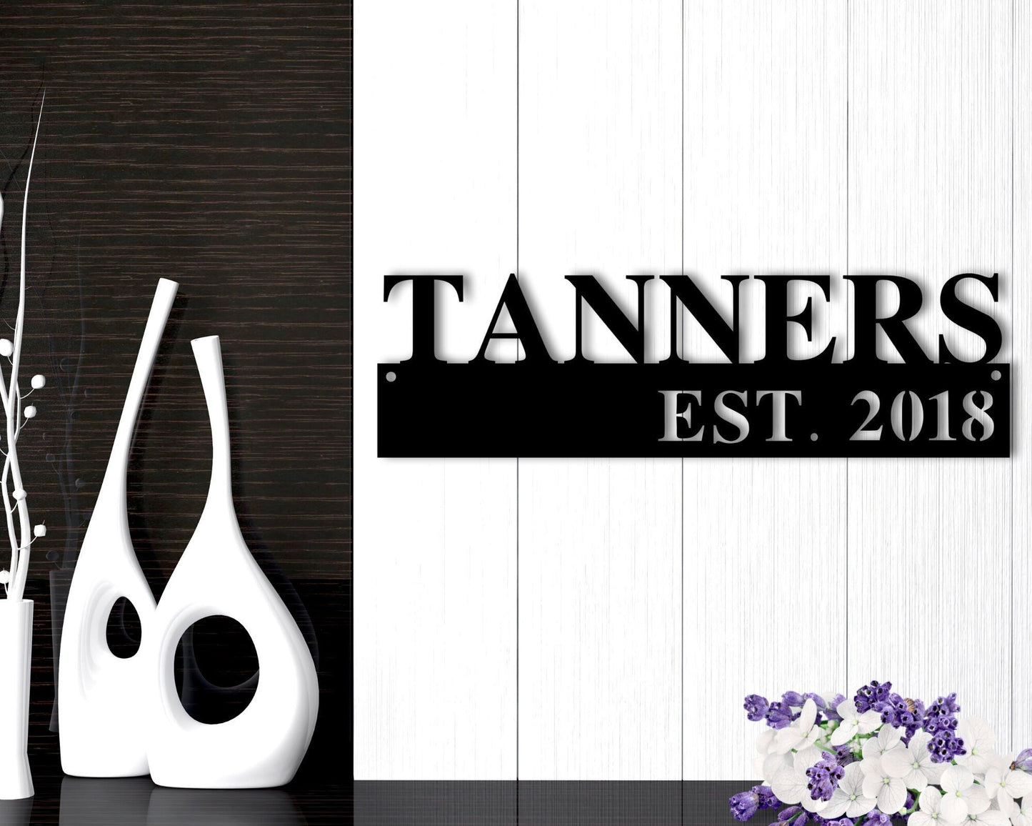 Established Family Sign Metal Family Established Sign, Personalized Family Name Metal Sign, Custom Last Name Sign Metal, Est Metal Sign