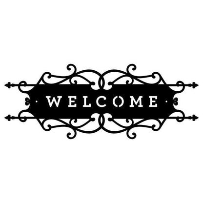 Welcome Laser Cut Wall Art, Wedding Welcome Sign, Modern Wall Art, Metal Wall Art, Front Door Decor, Party Decorations, Welcome Home Sign
