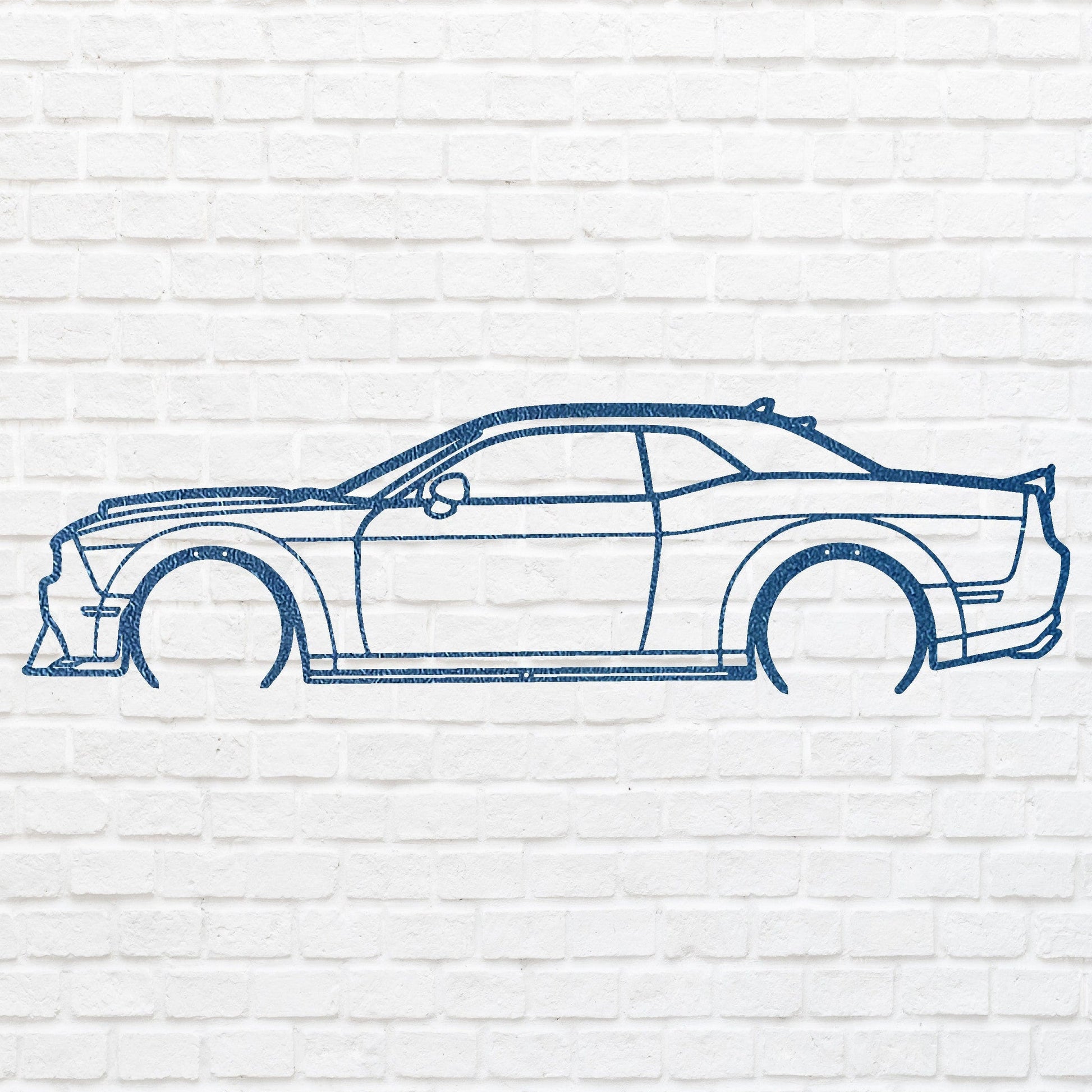 Metal Car Sign, Metal Wall Sign, Geometric Art For House Warming Gift, Laser Cut Metal Sign