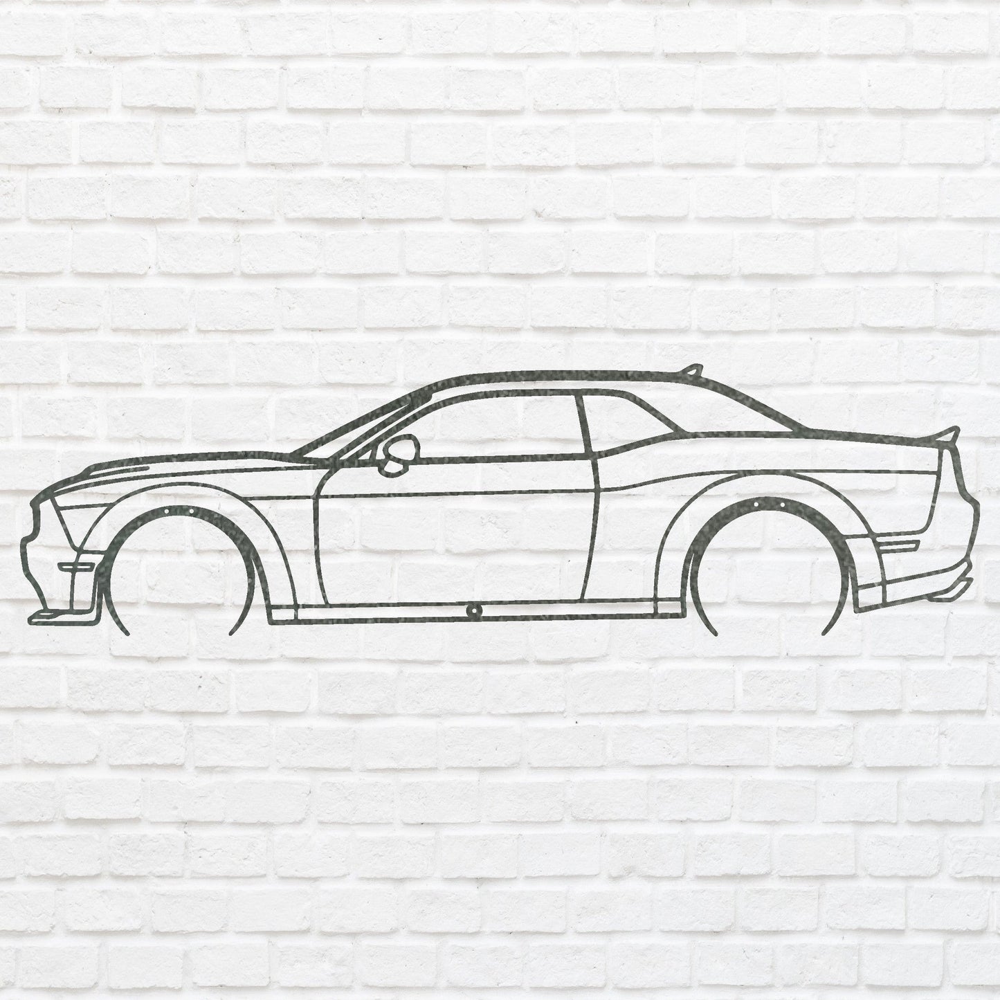Car Wall Art, Black Metal Art Above Bed Decor, Geometric Wall Art Gift For Car Lover, Automotive Art Wall Decor