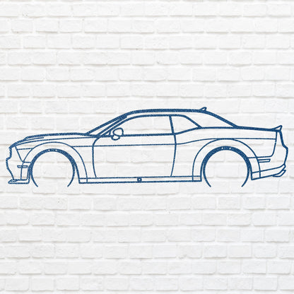 Car Wall Art, Black Metal Art Above Bed Decor, Geometric Wall Art Gift For Car Lover, Automotive Art Wall Decor