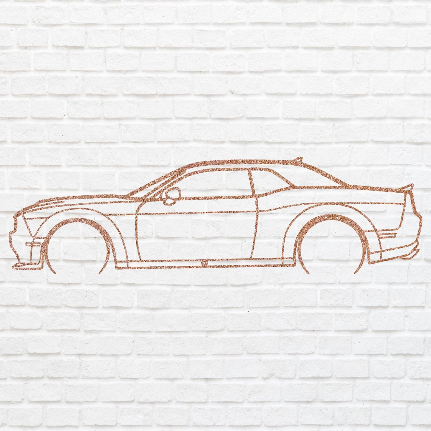 Car Wall Art, Black Metal Art Above Bed Decor, Geometric Wall Art Gift For Car Lover, Automotive Art Wall Decor