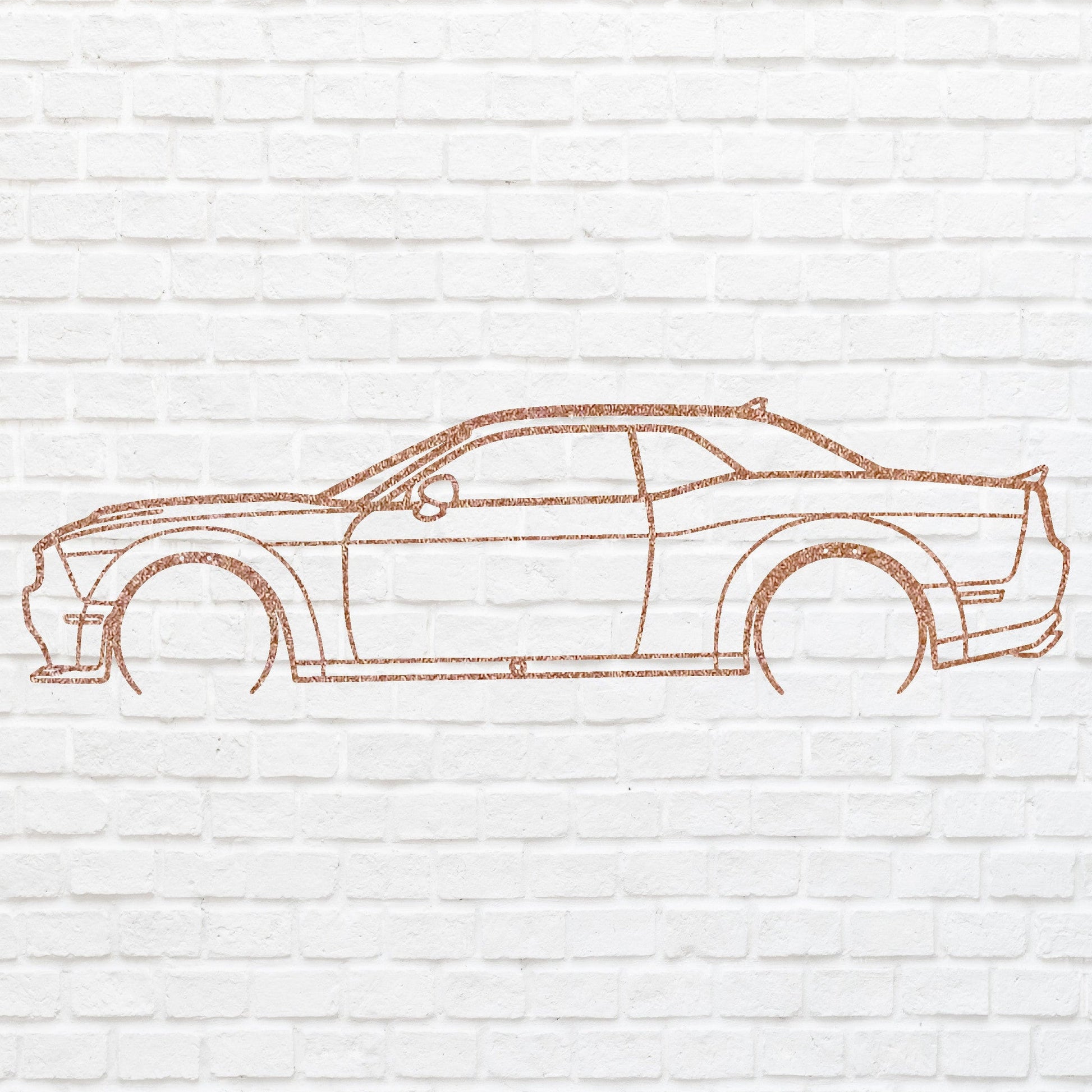 Car Wall Art, Black Metal Art Above Bed Decor, Geometric Wall Art Gift For Car Lover, Automotive Art Wall Decor