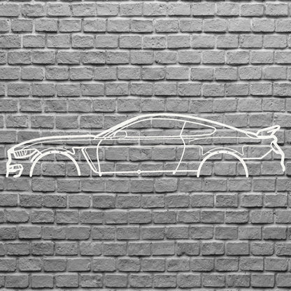 Metal Car Sign, Geometric Wall Art Above Bed Decor, Sign Gift For Father Garage, Laser Cut Metal Wall Decor