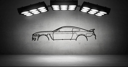 Metal Car Sign, Geometric Wall Art Above Bed Decor, Sign Gift For Father Garage, Laser Cut Metal Wall Decor