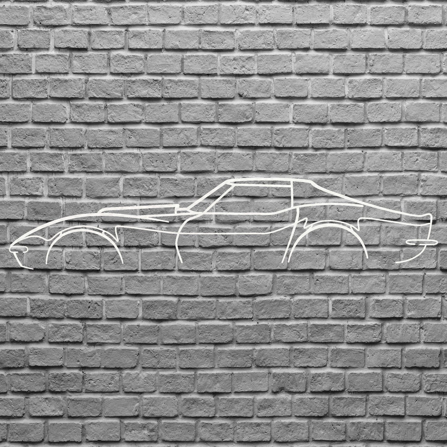 Metal Wall Art, Laser Cut Metal Sign For Garage Decor, Corvette Car Sign For Housewarming Gift, Automotive Decor