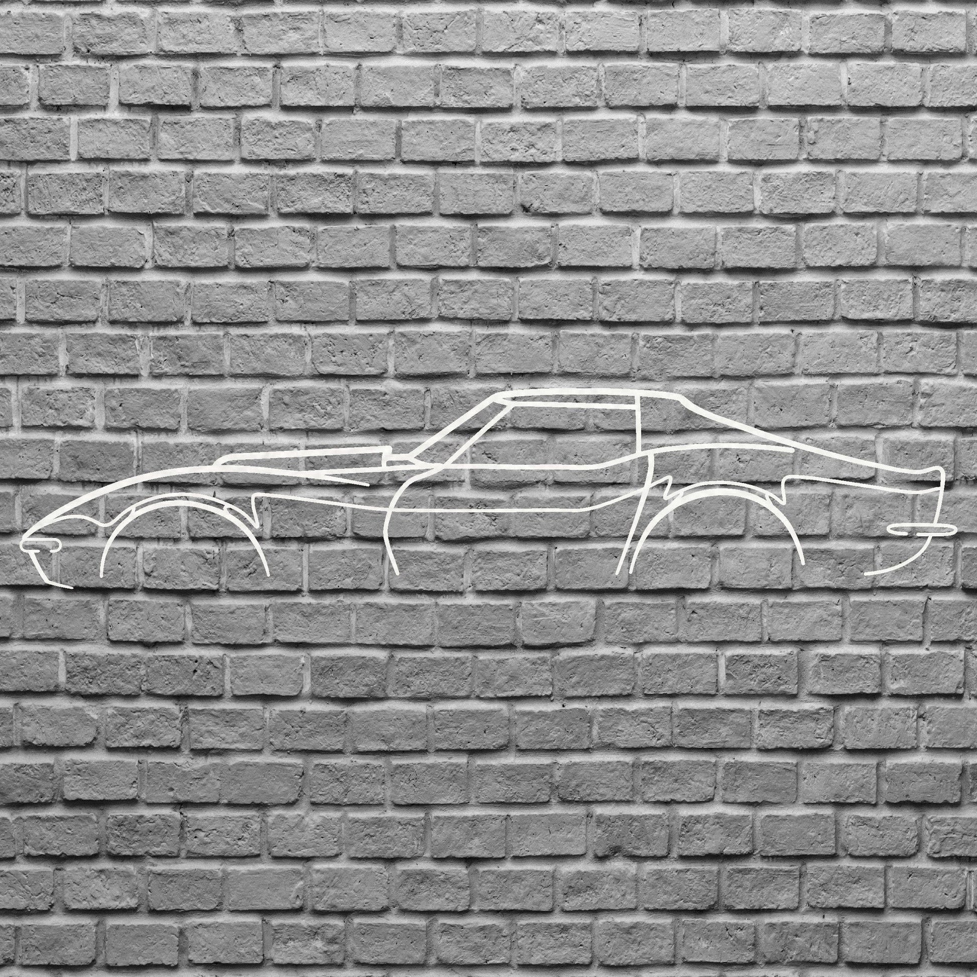 Metal Wall Art, Laser Cut Metal Sign For Garage Decor, Corvette Car Sign For Housewarming Gift, Automotive Decor