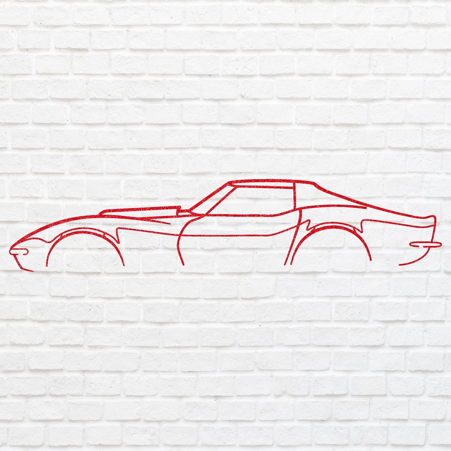 Metal Wall Art, Laser Cut Metal Sign For Garage Decor, Corvette Car Sign For Housewarming Gift, Automotive Decor