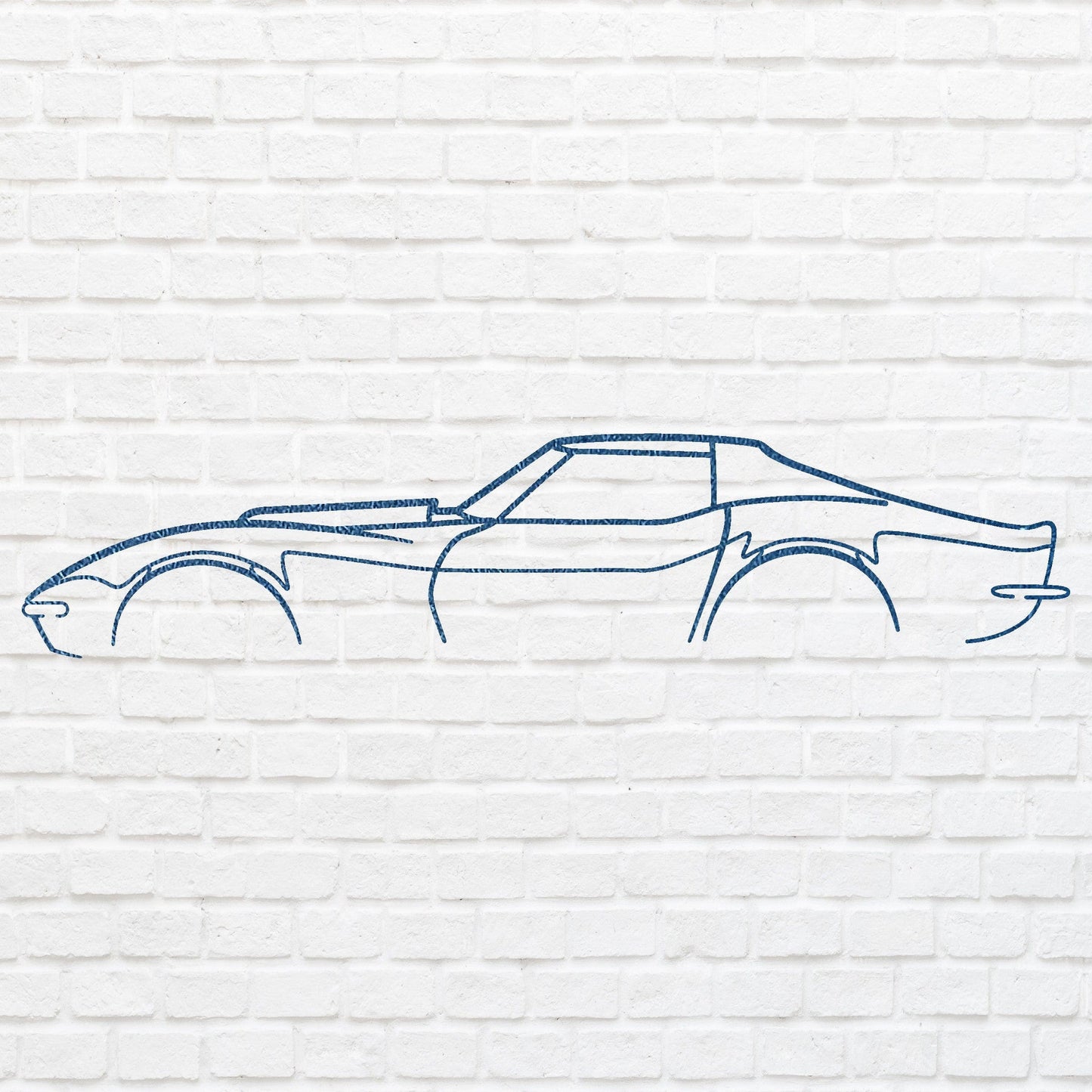 Metal Wall Art, Laser Cut Metal Sign For Garage Decor, Corvette Car Sign For Housewarming Gift, Automotive Decor