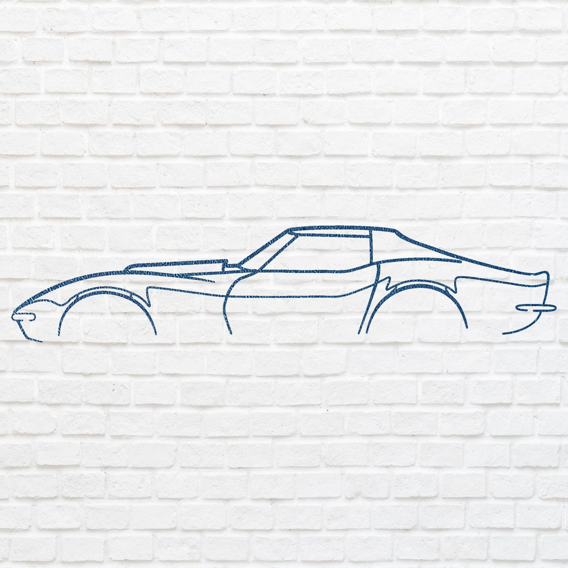 Metal Wall Art, Laser Cut Metal Sign For Garage Decor, Corvette Car Sign For Housewarming Gift, Automotive Decor