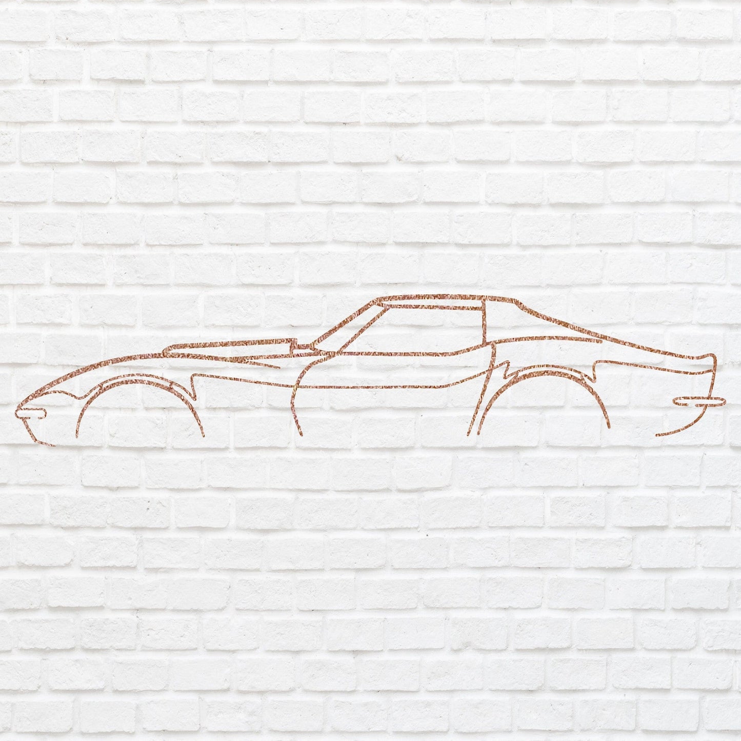 Metal Wall Art, Laser Cut Metal Sign For Garage Decor, Corvette Car Sign For Housewarming Gift, Automotive Decor
