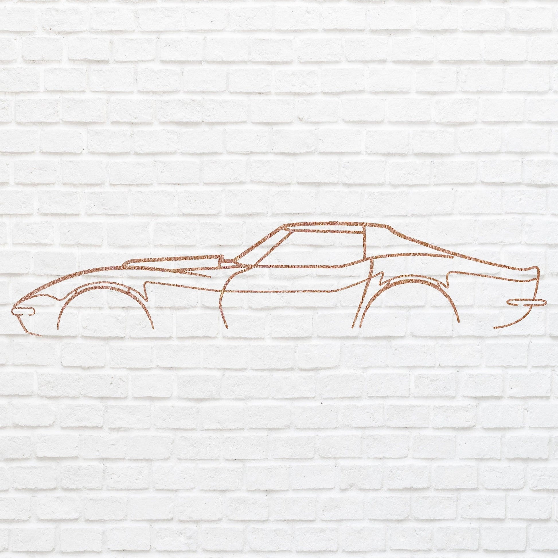 Metal Wall Art, Laser Cut Metal Sign For Garage Decor, Corvette Car Sign For Housewarming Gift, Automotive Decor