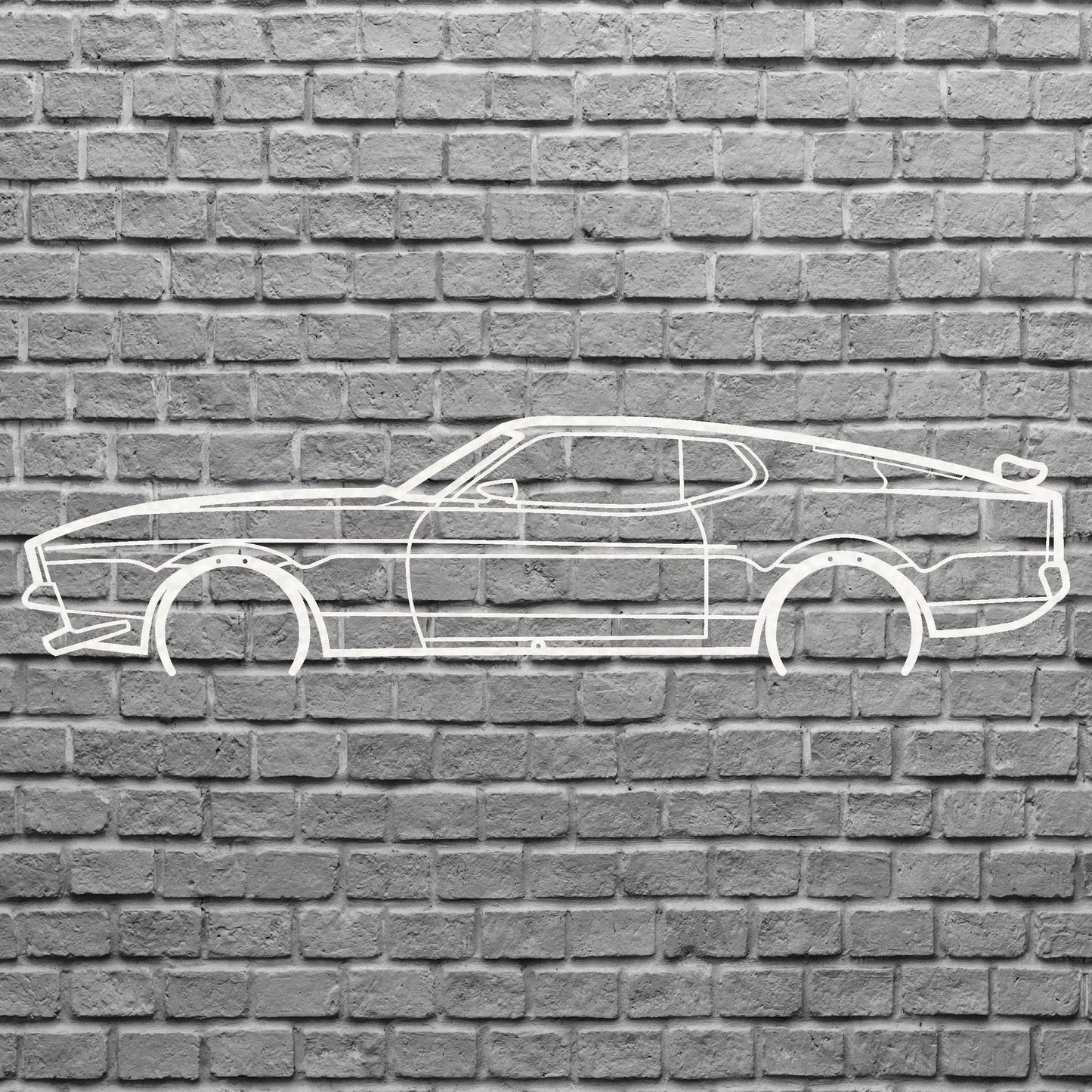 Metal Car Sign, Laser Cut Metal Sign Above Bed Decor, Classic Car Sign Gift For Father Garage, Garage Wall Decor