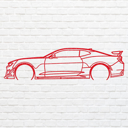 Car Wall Art,Garage Wall Decor, Metal Car Artwork For Bedroom Decor, Classic Wall Art Car Lover Gift