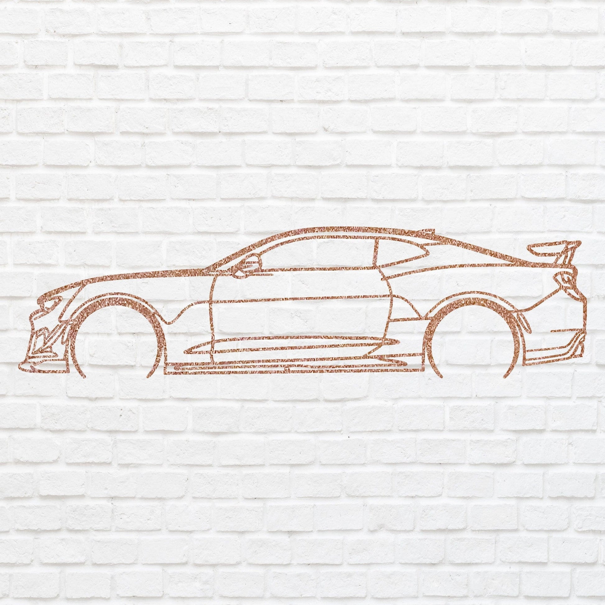 Car Wall Art,Garage Wall Decor, Metal Car Artwork For Bedroom Decor, Classic Wall Art Car Lover Gift