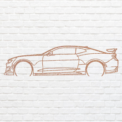 Car Wall Art,Garage Wall Decor, Metal Car Artwork For Bedroom Decor, Classic Wall Art Car Lover Gift