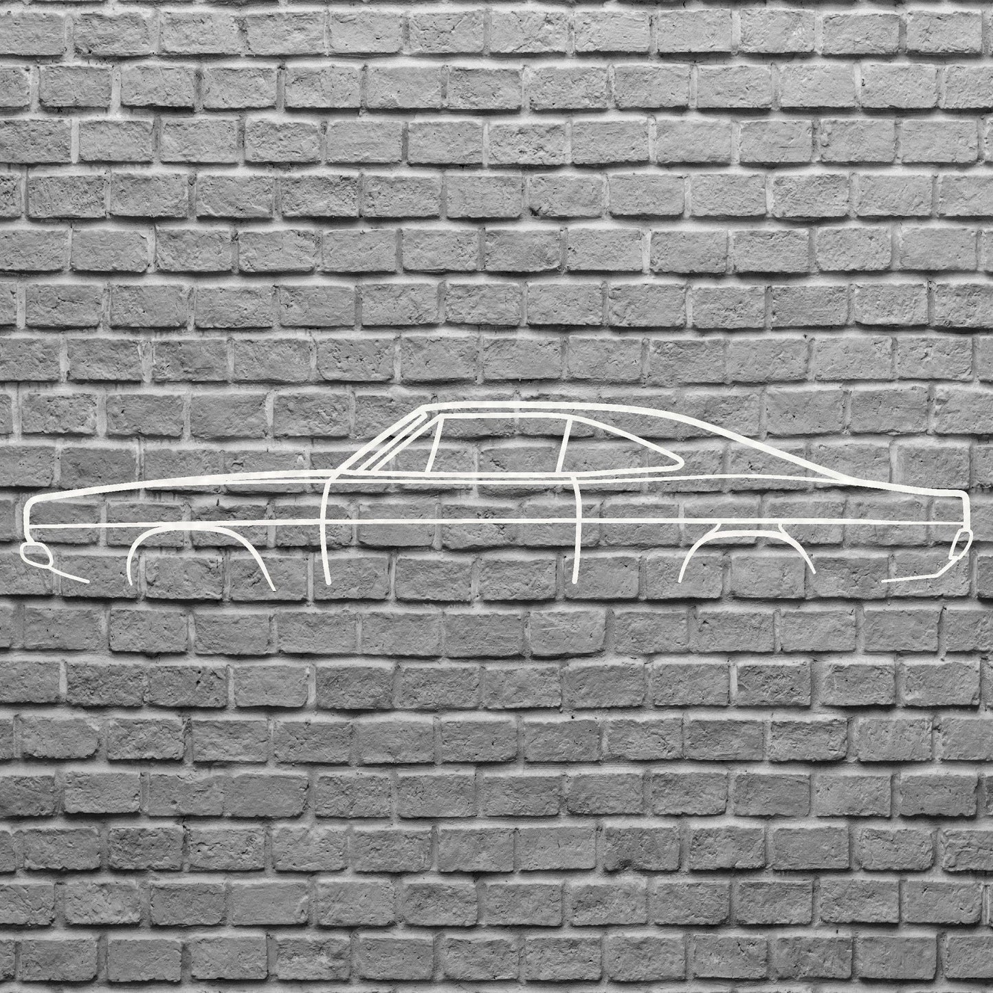 Metal Car Wall Art, Metal Car Sign Garage Decor, Laser Cut Wall Art For House Warming Gift, Gift For Dad