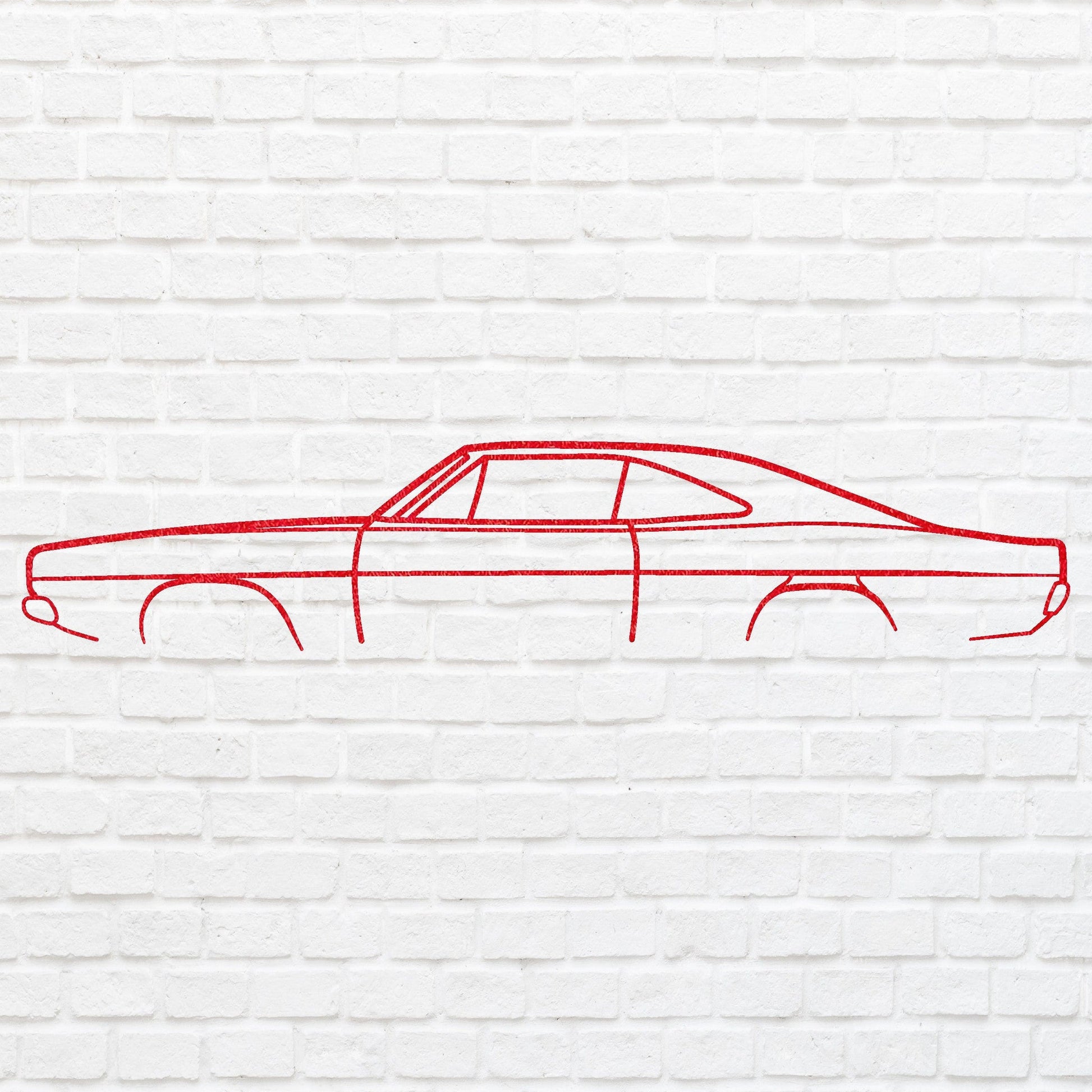 Metal Car Wall Art, Metal Car Sign Garage Decor, Laser Cut Wall Art For House Warming Gift, Gift For Dad