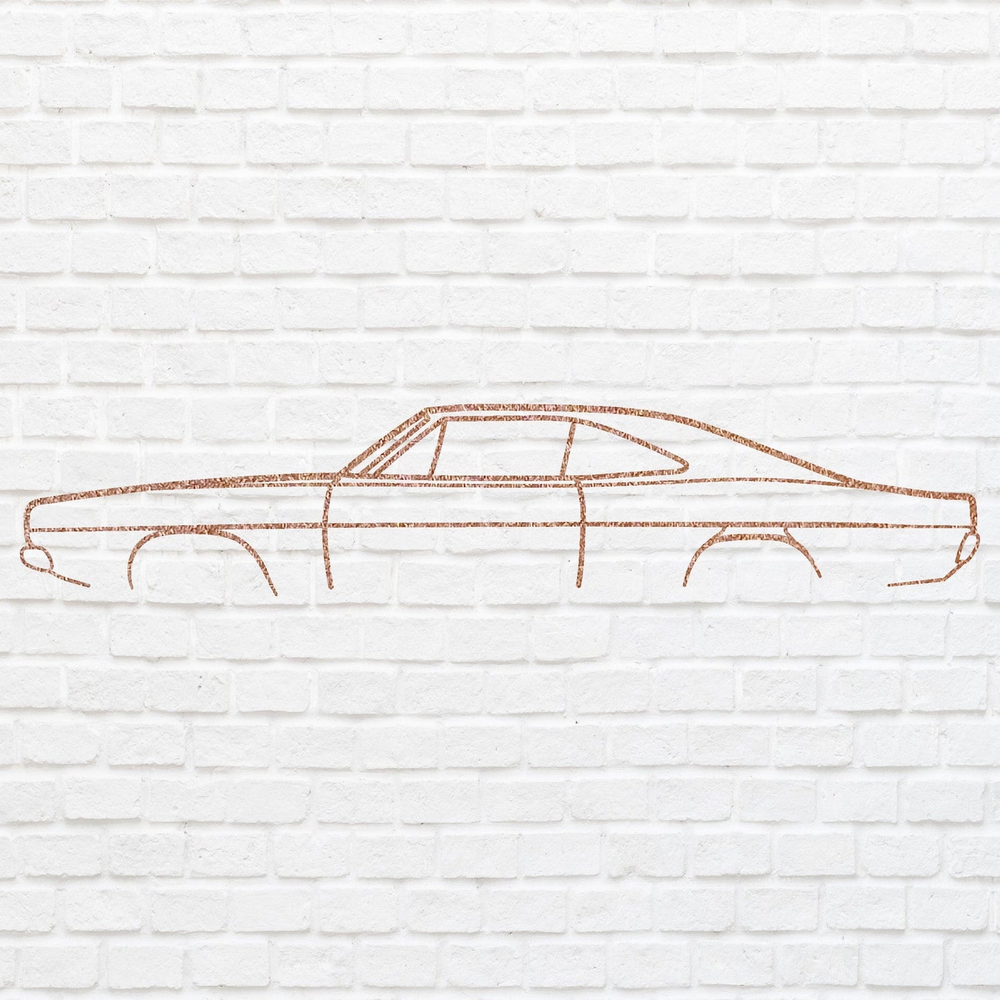 Metal Car Wall Art, Metal Car Sign Garage Decor, Laser Cut Wall Art For House Warming Gift, Gift For Dad