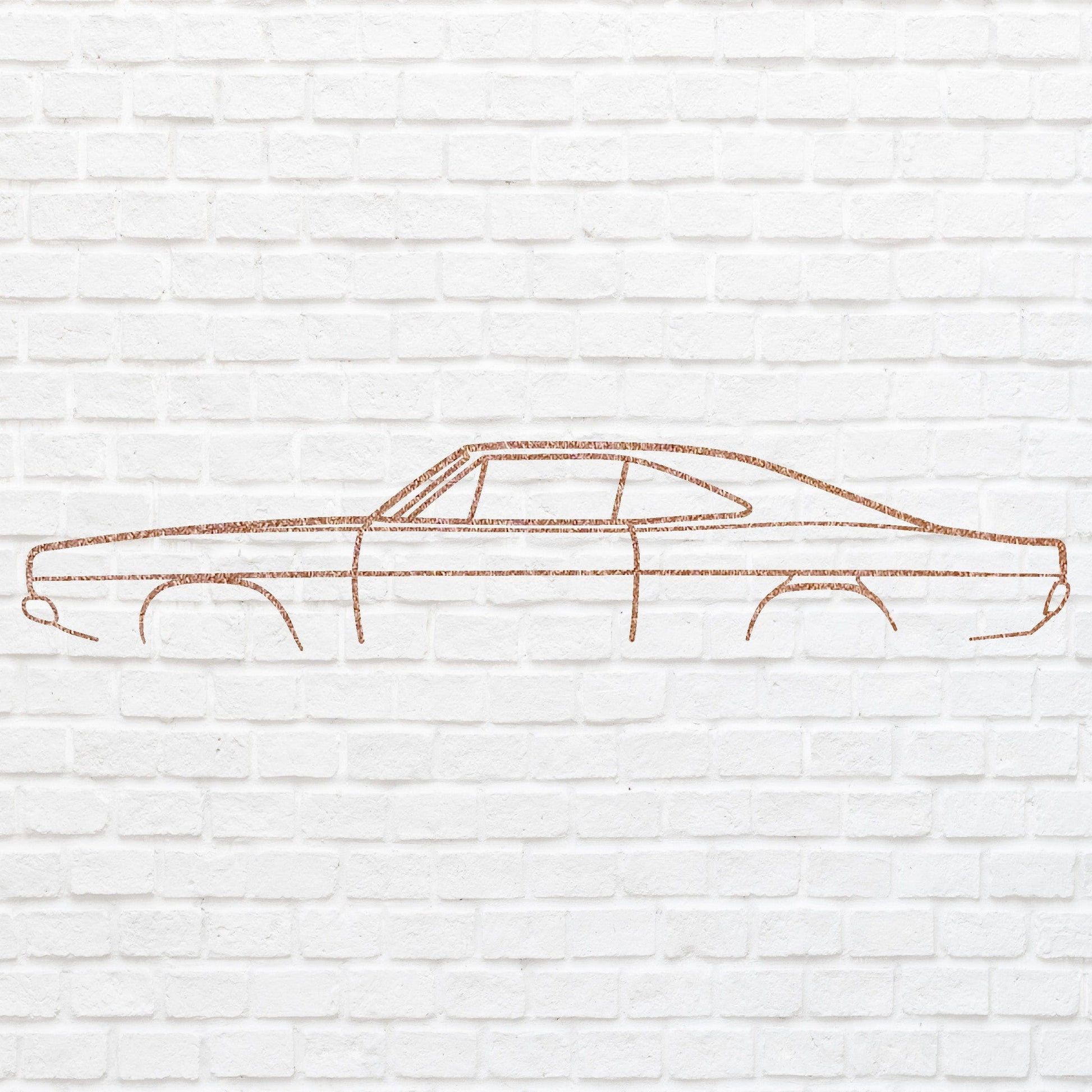 Metal Car Wall Art, Metal Car Sign Garage Decor, Laser Cut Wall Art For House Warming Gift, Gift For Dad