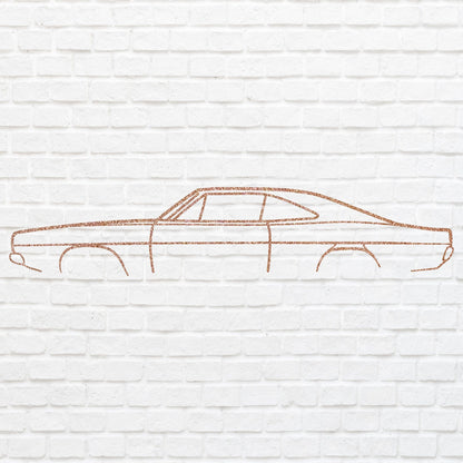Metal Car Wall Art, Metal Car Sign Garage Decor, Laser Cut Wall Art For House Warming Gift, Gift For Dad