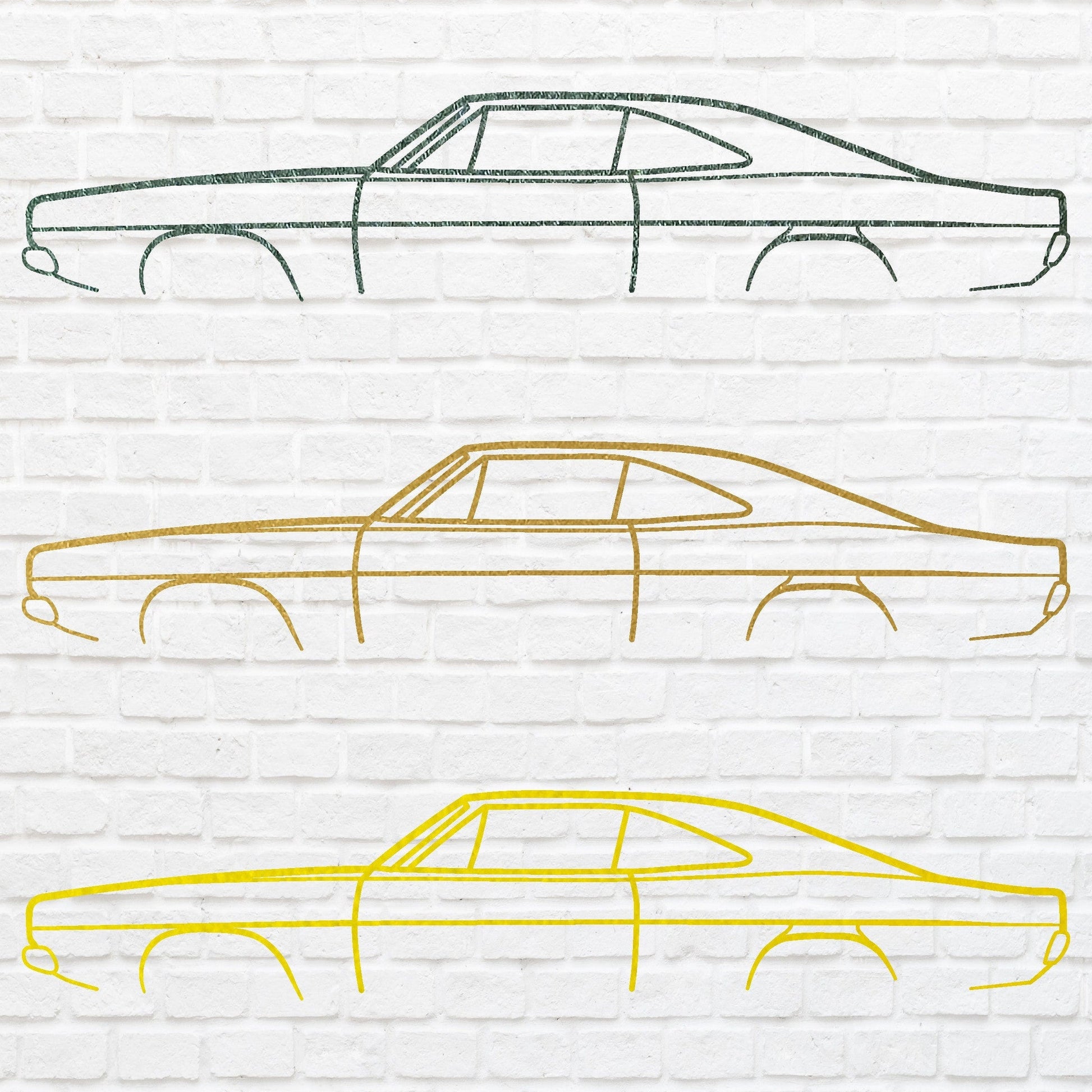 Metal Car Wall Art, Metal Car Sign Garage Decor, Laser Cut Wall Art For House Warming Gift, Gift For Dad